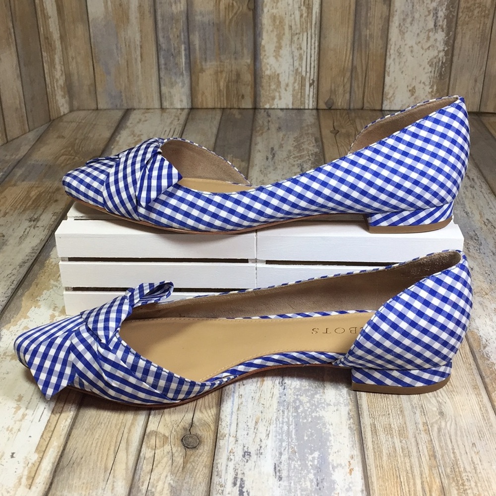 🌺Talbots Blue Edison D’orsay Bow Shoe - Picture 3 of 9